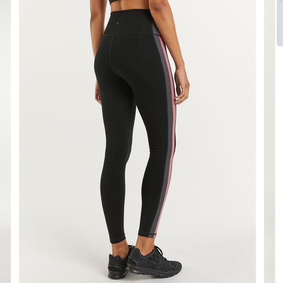 Side stripe cotton-blend ankle legging - Picture 3 of 8